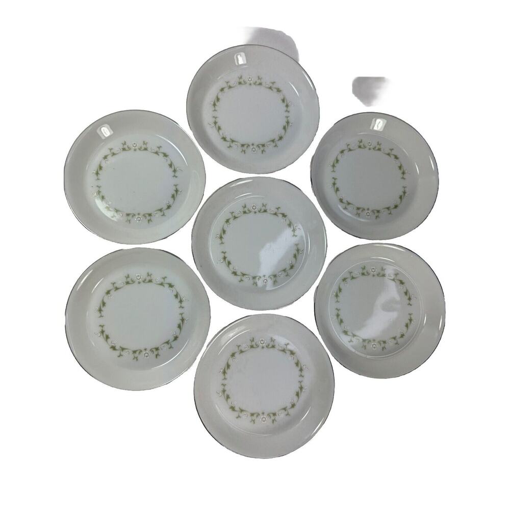 7 Sheffield ELEGANCE Porcelain China Coaster, Butter, Mints